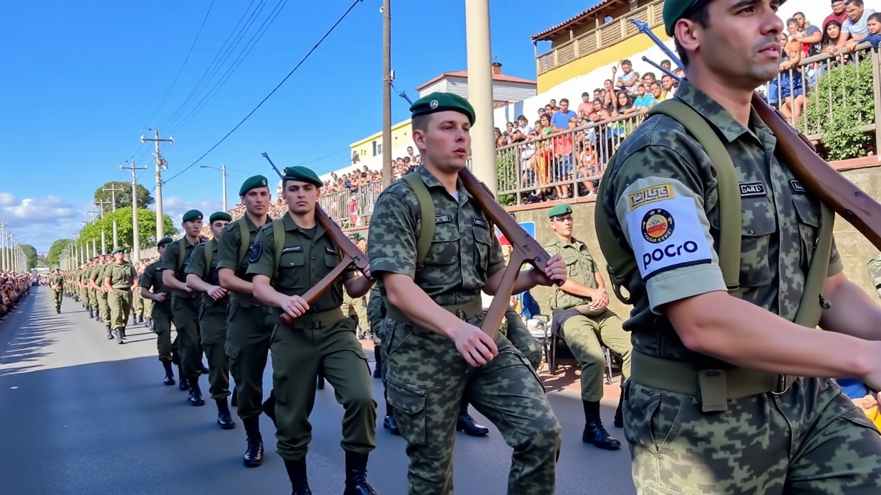 Desfile Cívico em Bragança Paulista Celebra Dia da Independência com Participação de Diversas Escolas e Grupos Comunitários